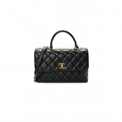 CHANEL MASTER LAMBSKIN QUILTED MEDIUM TRENDY CC FLAP DUAL HANDLE (29*20*10cm)